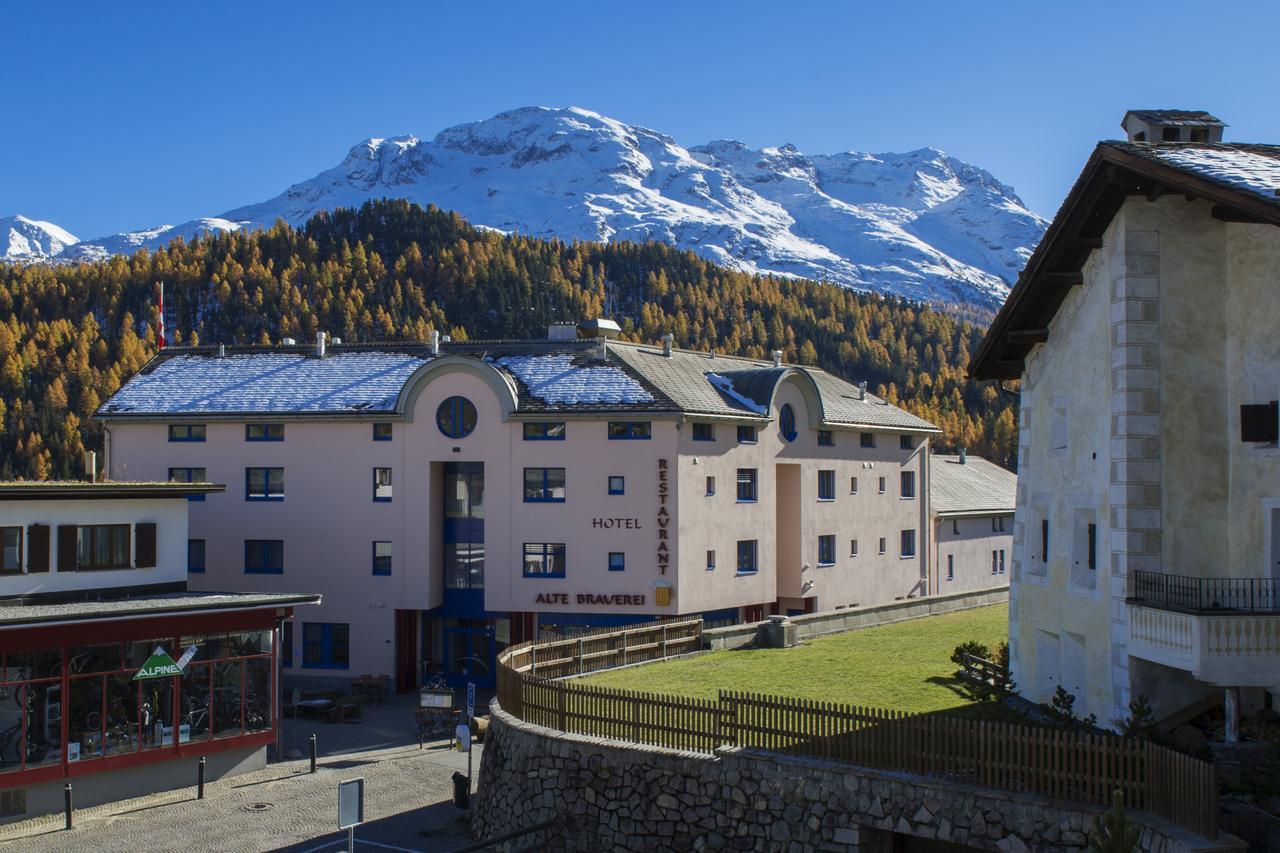 Hotel Restaurant Alte Brauerei Celerina/Schlarigna ภายนอก รูปภาพ